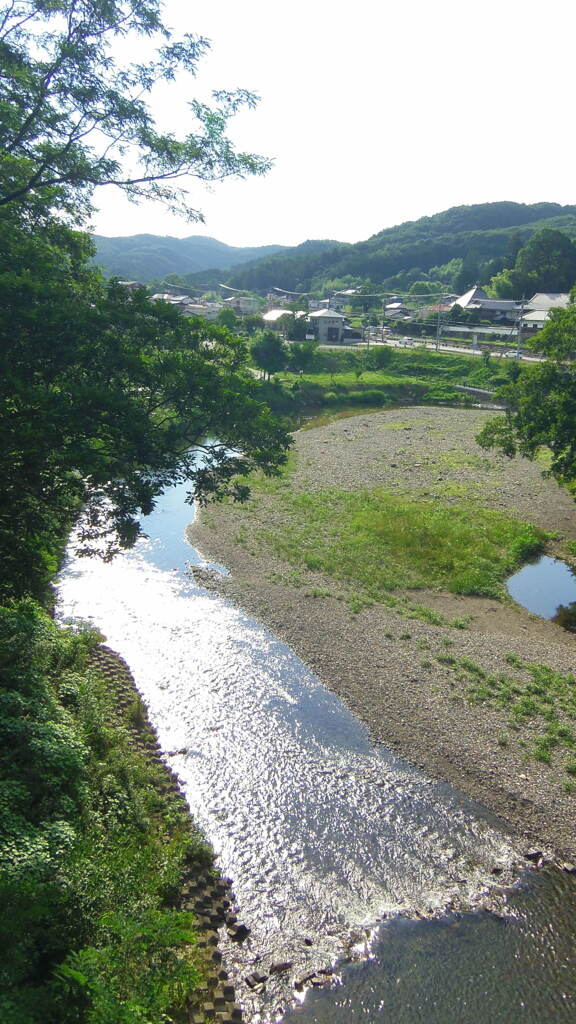 2013/06/22_あいあい橋から高麗川を望む