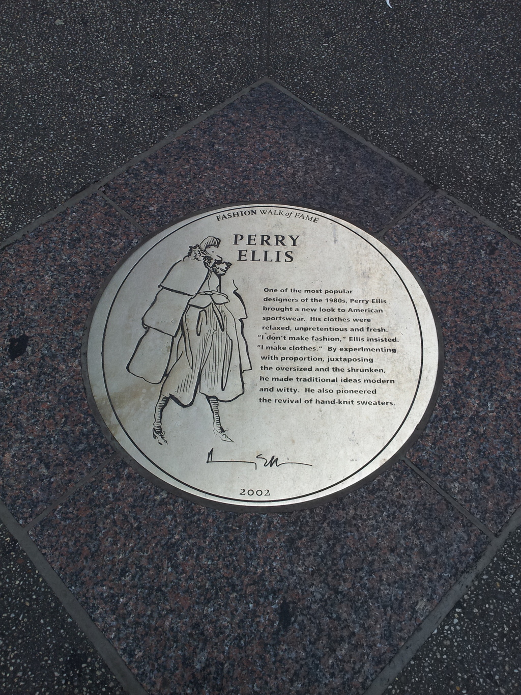 2019/06/16_ファッション・ウォーク・オブ・フェイム ペリー・エリス