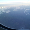 2019/06/14_機窓風景 朝日に照らされる雲