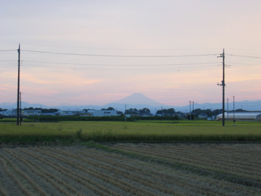 2012/09/09_夕暮れの富士山