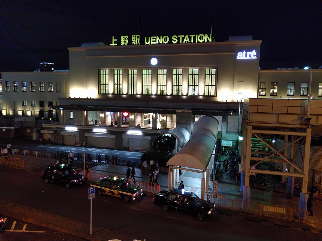 2019/10/09_夜の上野駅