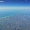 2019/06/14_機窓風景 エリー湖