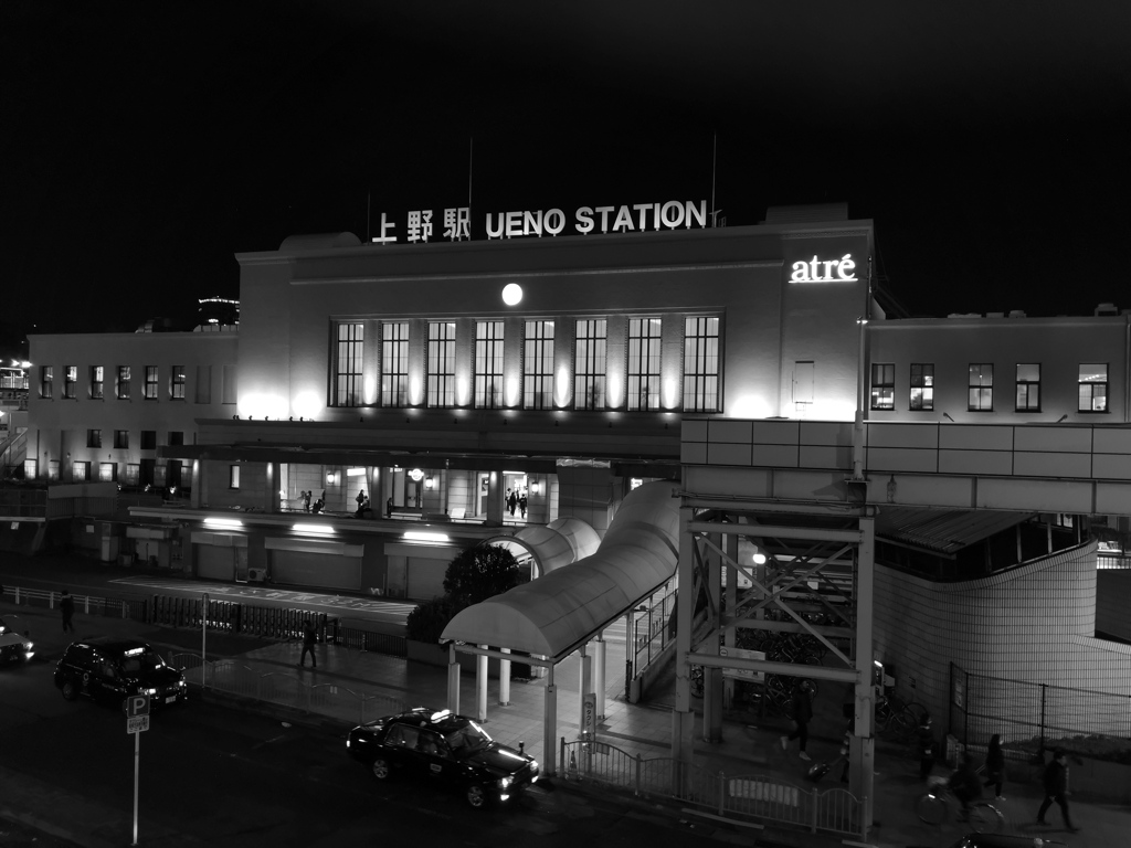 2020/01/24_夜の上野駅