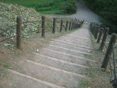 2009/08/22_さきたま古墳公園 丸墓山古墳の道