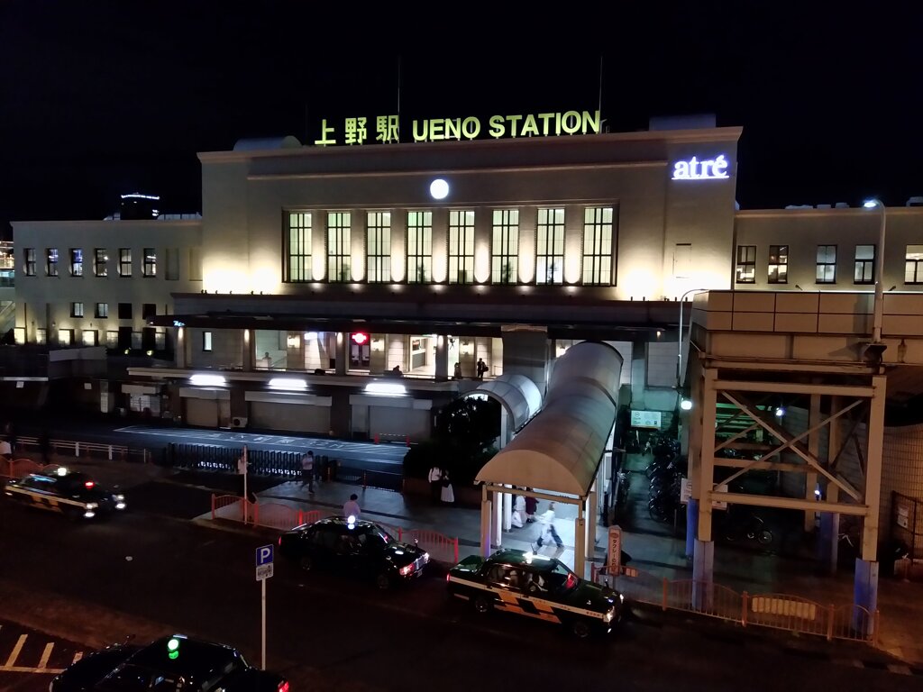 2019/10/09_夜の上野駅