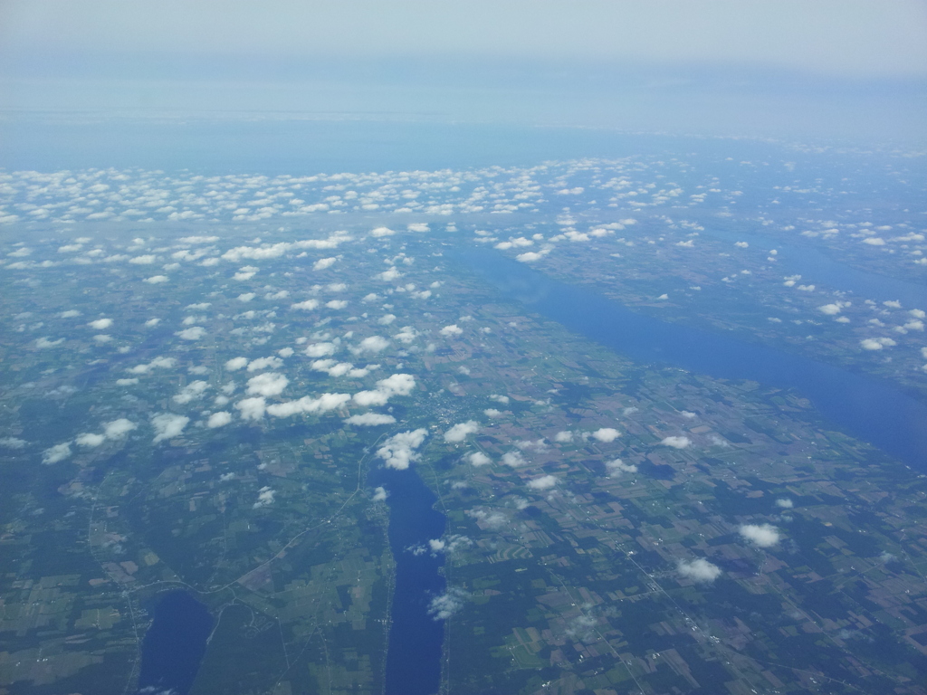 2019/06/17_機窓風景 ケウカ湖とセネカ湖