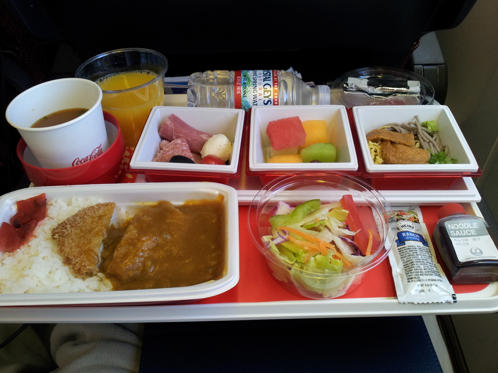 2019/06/17_ニューヨーク発成田行きJALの機内食