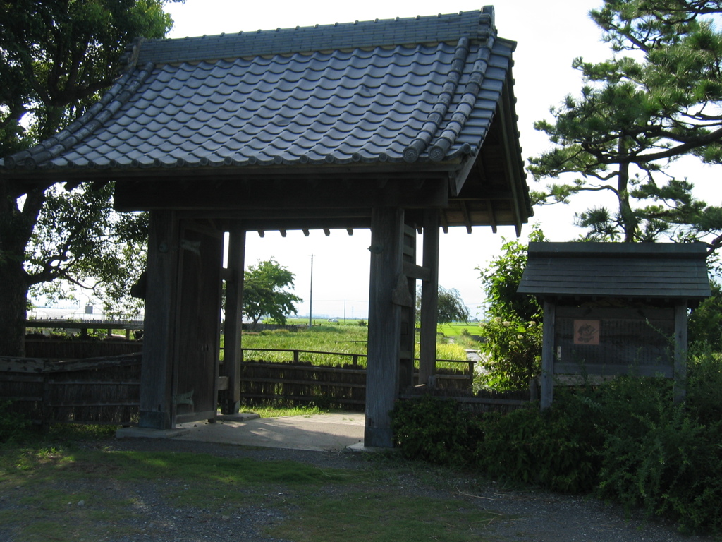 2012/08/12_菖蒲城址あやめ園 旗本内藤屋敷門