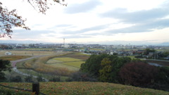 2012/11/24_さきたま古墳公園 丸墓山古墳からの眺め