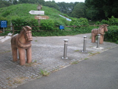 2009/08/22_さきたま古墳公園の馬形埴輪像