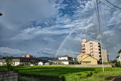 町内の虹