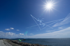 海の上の星