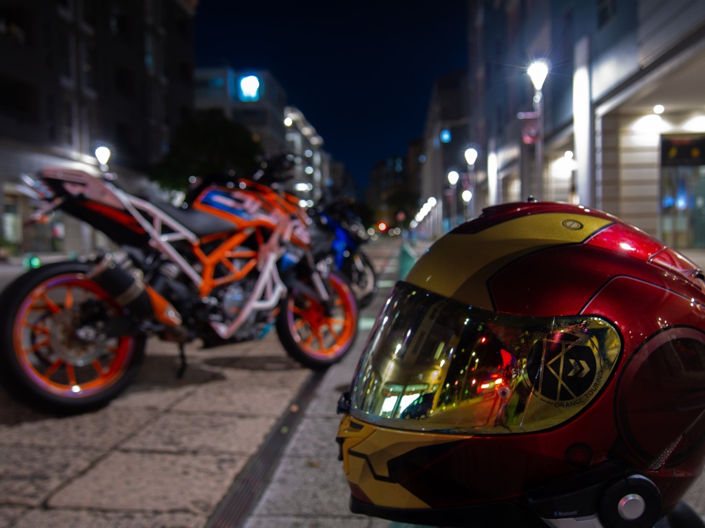 ヘルメットを被ればいつでもヒーローに。