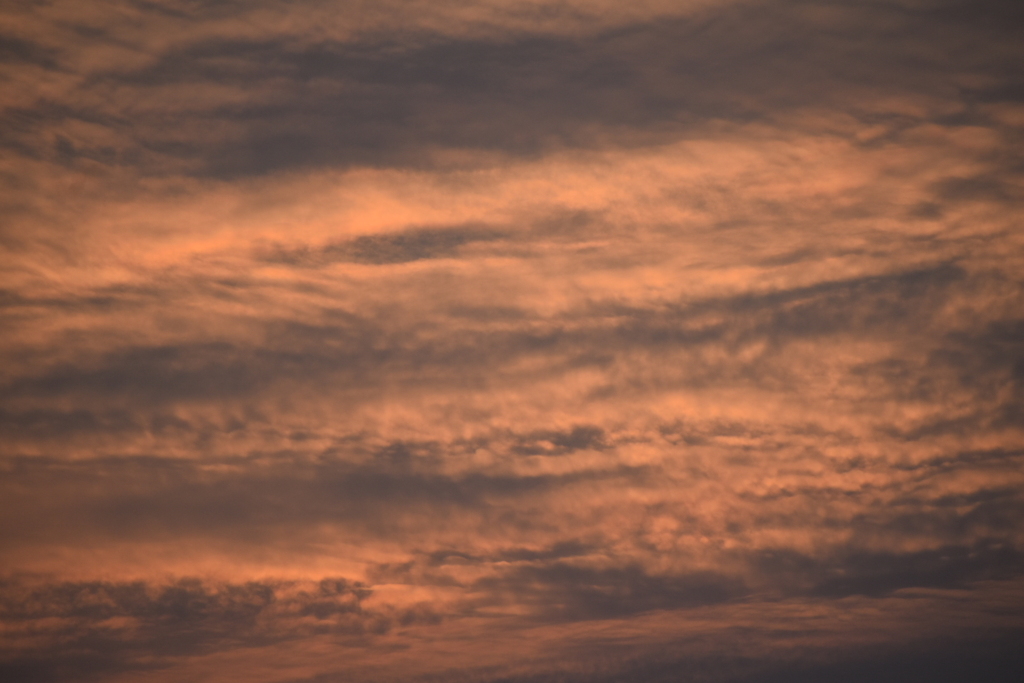 今日の夕空