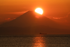東京湾の夕日３