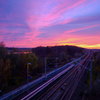 夕焼け鉄道