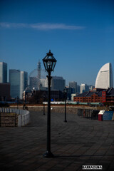 街灯のある風景