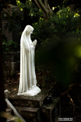 外国人墓地・マリア像