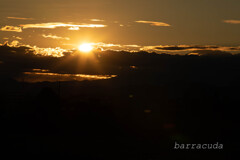 富士の日の入り③