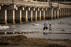 江の島の夕暮れ
