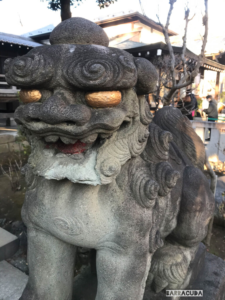 白山神社の狛犬