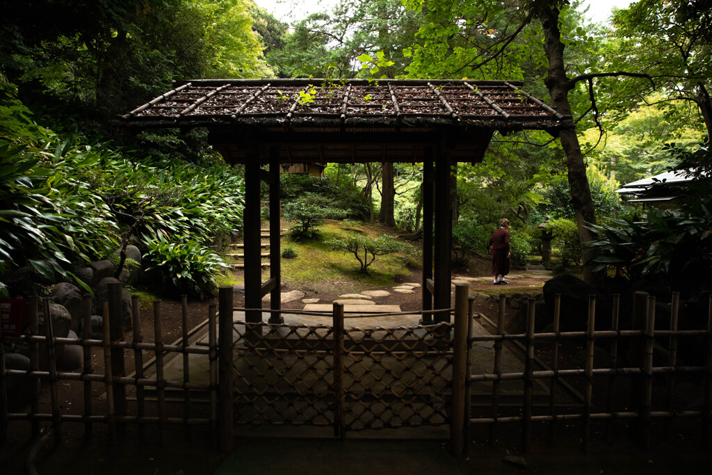 古河庭園ての茶室