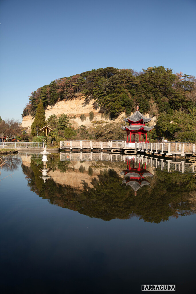 最後の紅葉・三渓園①
