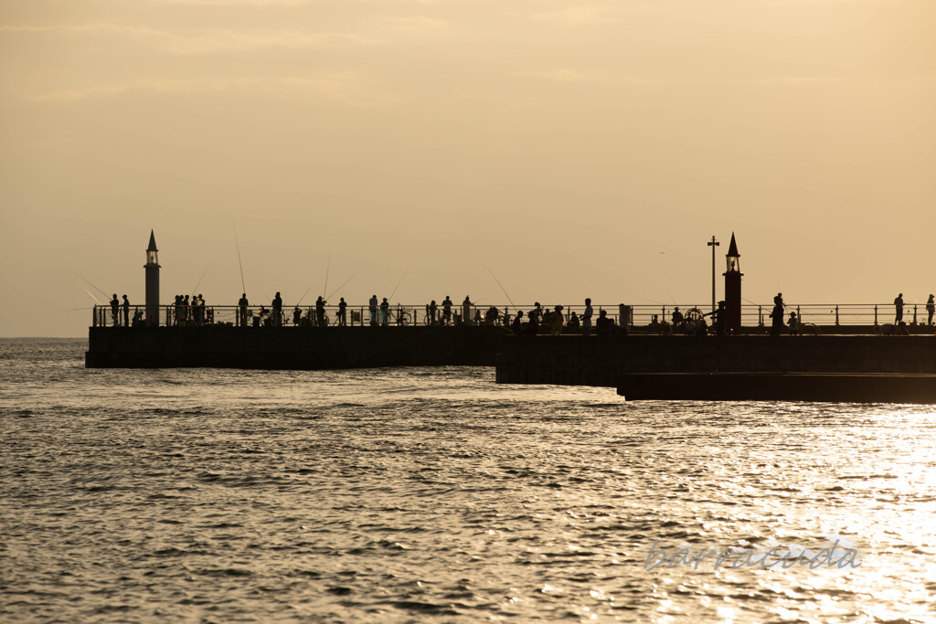 江の島の夕暮れ