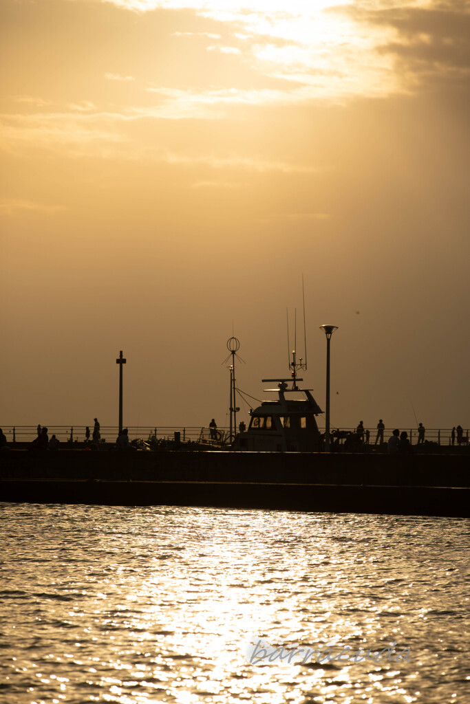 江の島の夕暮れ