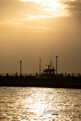 江の島の夕暮れ