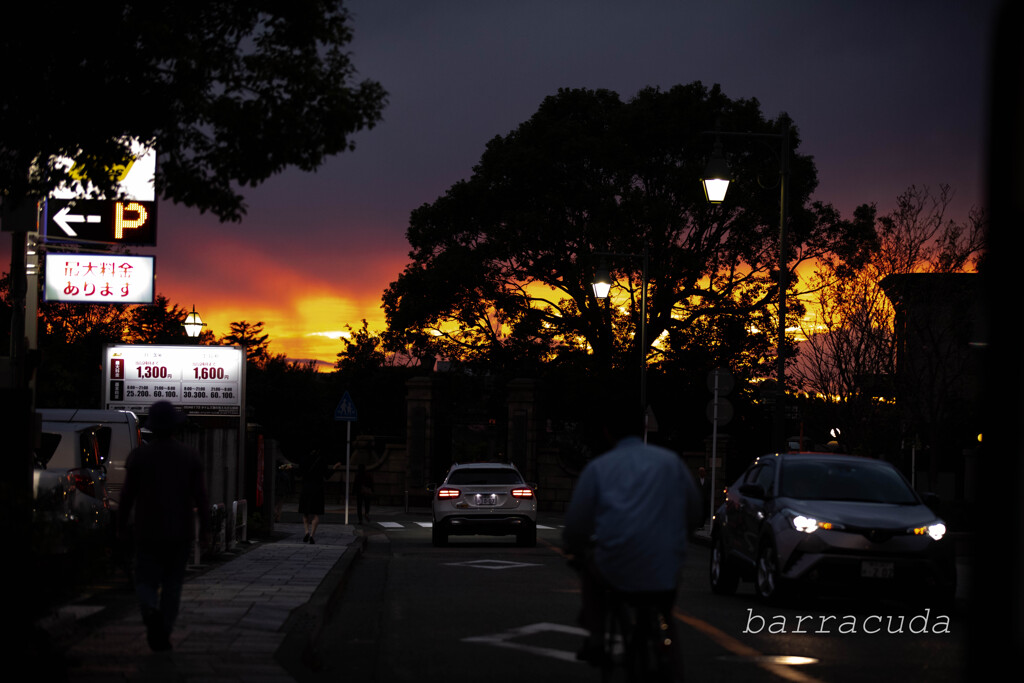 あの日の夕焼け