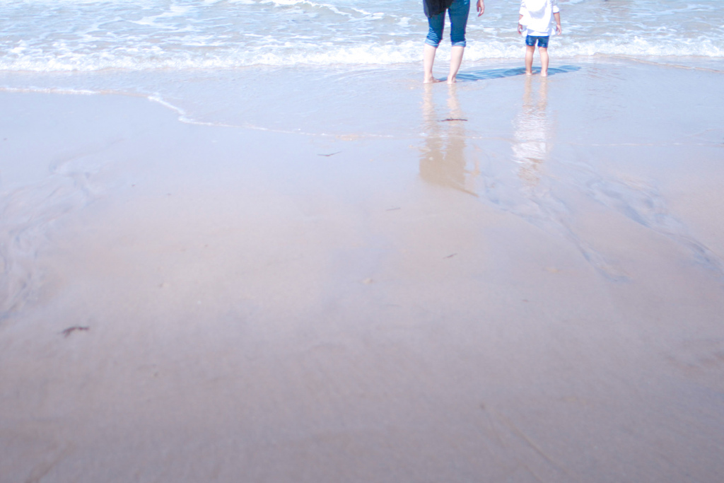 晩夏の浜辺