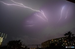 梅雨の稲妻！コンポジット