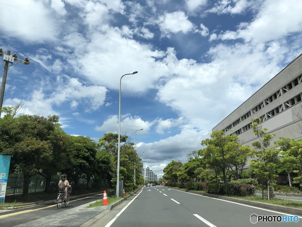 雲動き　空の大きい日　2