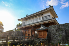 島津のお城鶴丸城　147年を経て再建された御楼門
