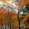 湯ノ湖　湖畔の紅葉　その1
