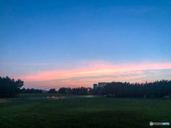 昨日の夕焼け空