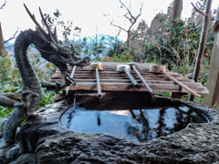 龍が作る波紋？@観音参り慈光寺