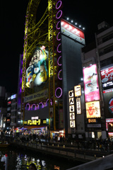 大阪らしさ丸出しの大阪の夜景@道頓堀 大阪らしさ丸出しの大阪の夜景@道頓堀