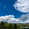 夏至の前日　梅雨の晴れ間の空