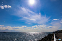 東京湾は好天　釣り日和