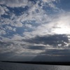 羽田沖の秋空　