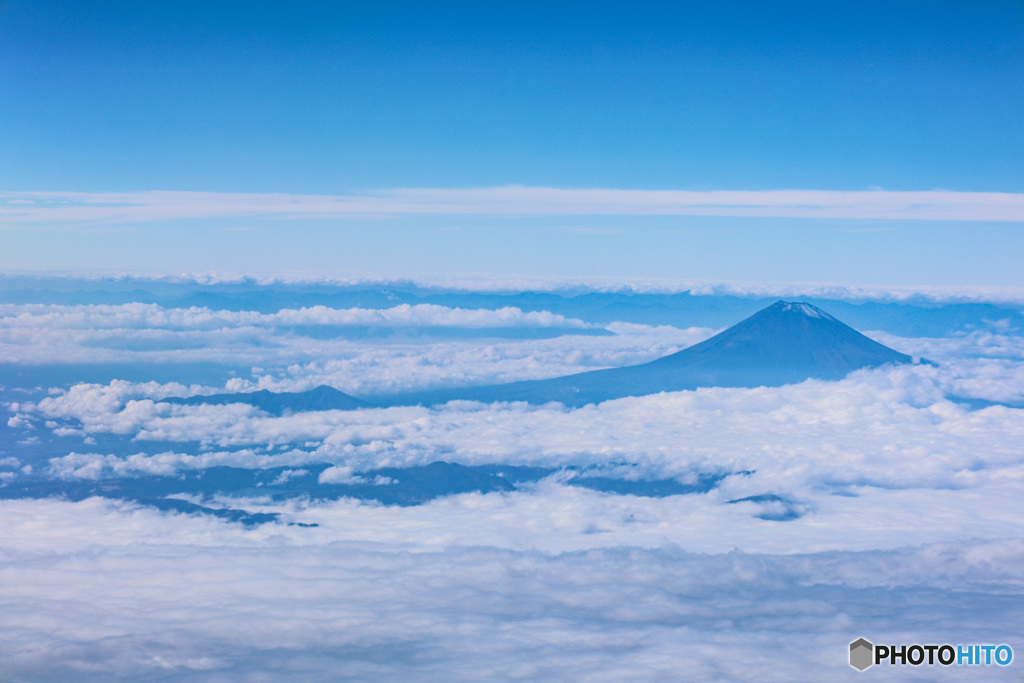 空撮　富士山　その1