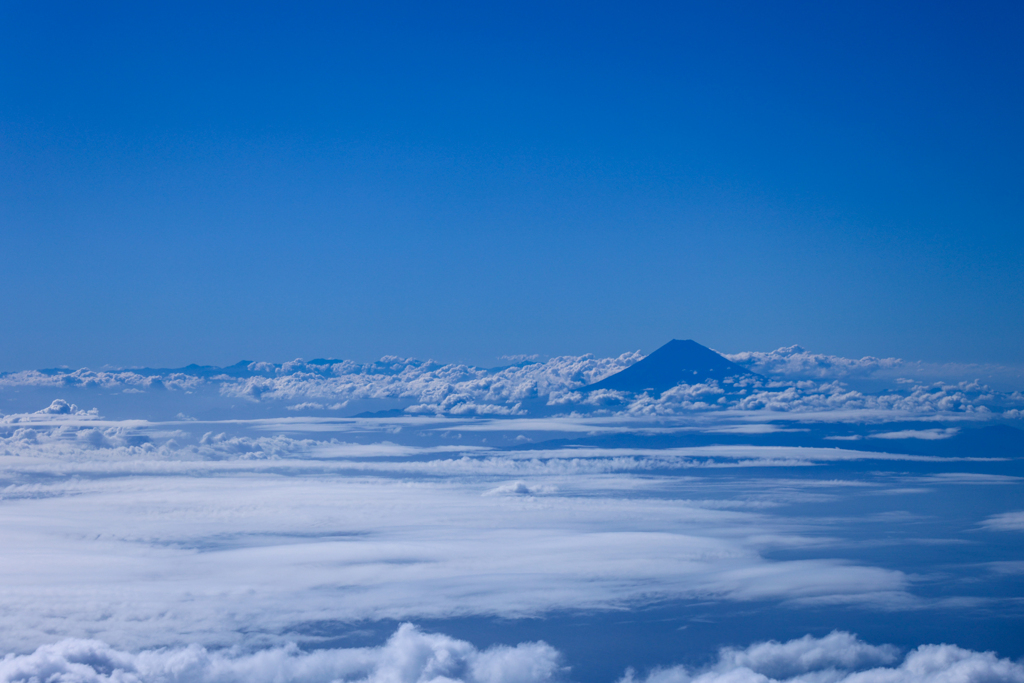 山の日記念　空撮　夏の富士山