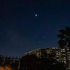 三日月　木星　金星　並びのいいとされる時刻に