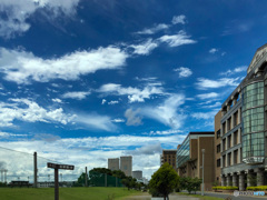 夏至前日の夏空