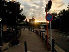 kyoto 夕日