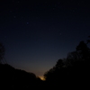 雲間の星空