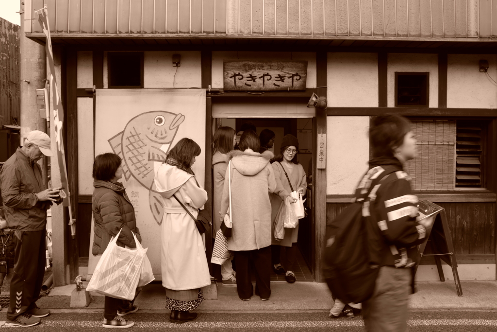 昔ながらのたい焼き屋さん