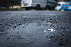 また雨